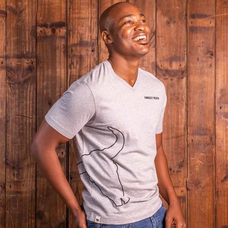 Nguni Pride V-Neck Tee Vervet