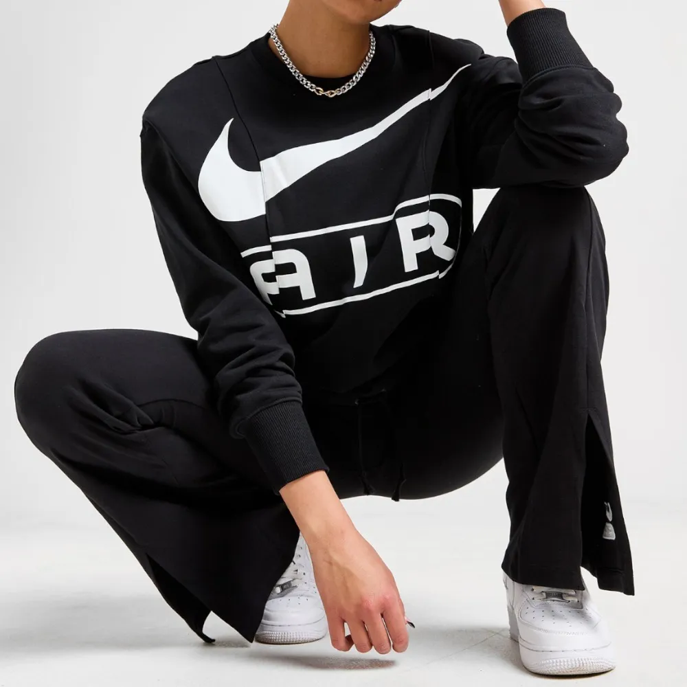 Nike  |Unisex Sweat Blended Fabrics Street Style Long Sleeves Plain