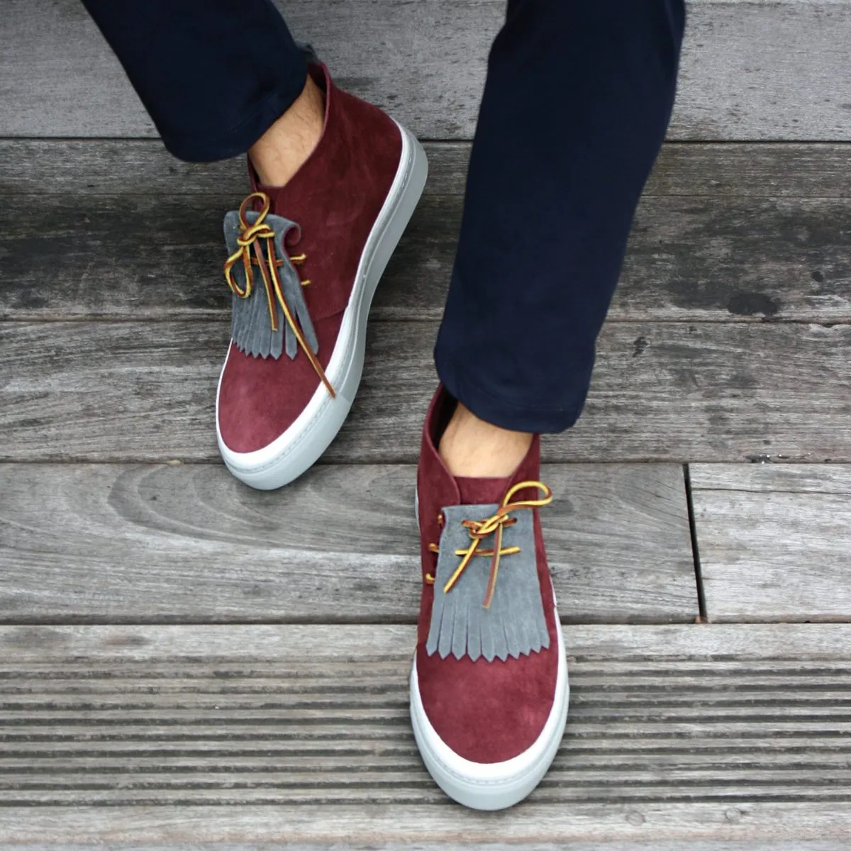 Noah Waxman Hamilton Sneaker - Oxblood