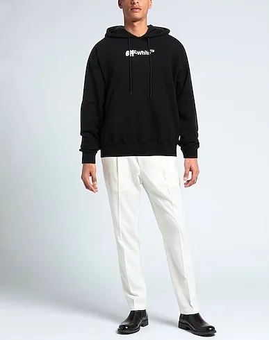 Off-White  |Sweat Street Style Long Sleeves Plain Logo Hoodies