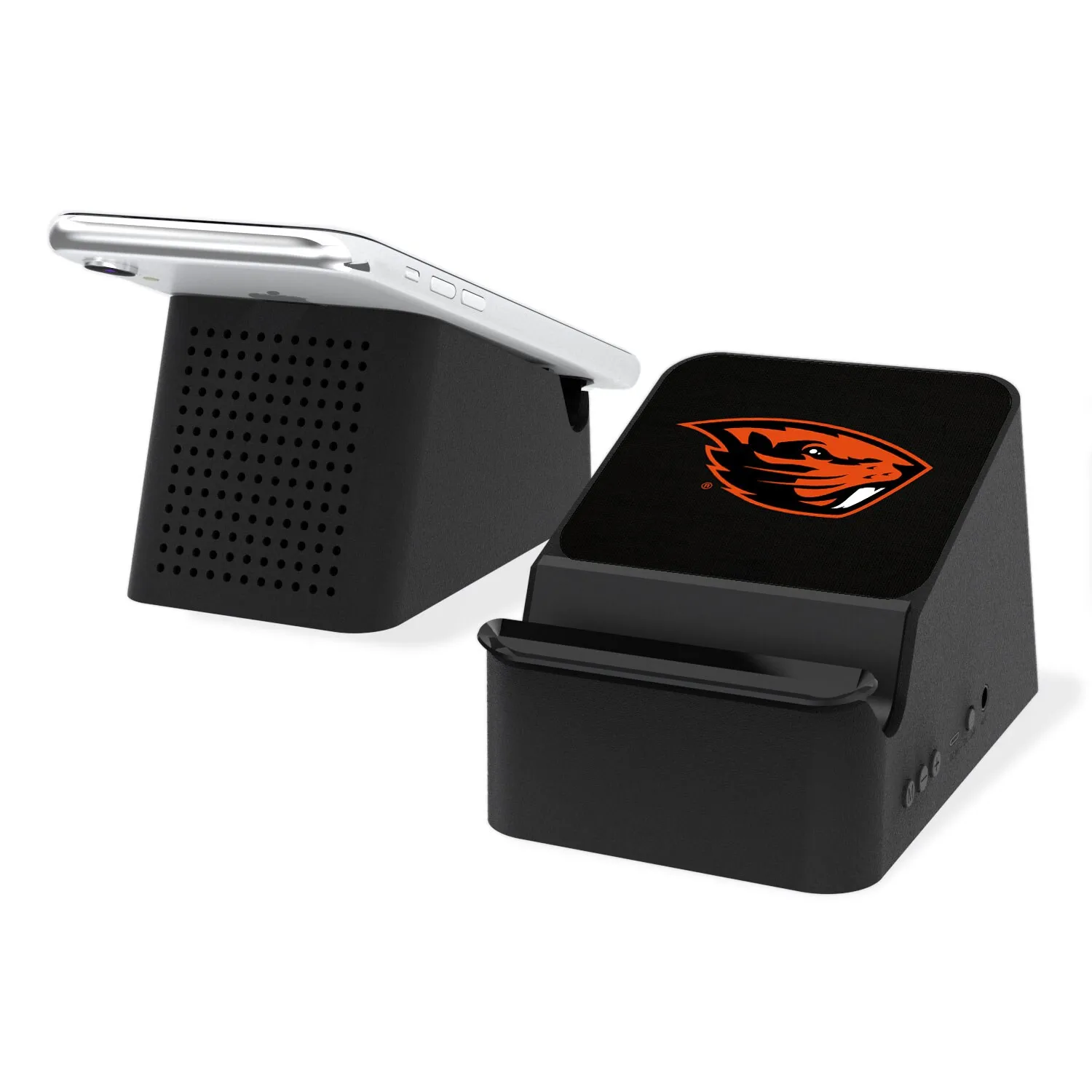 Oregon State Beavers Wireless Charging Station & Bluetooth Speaker