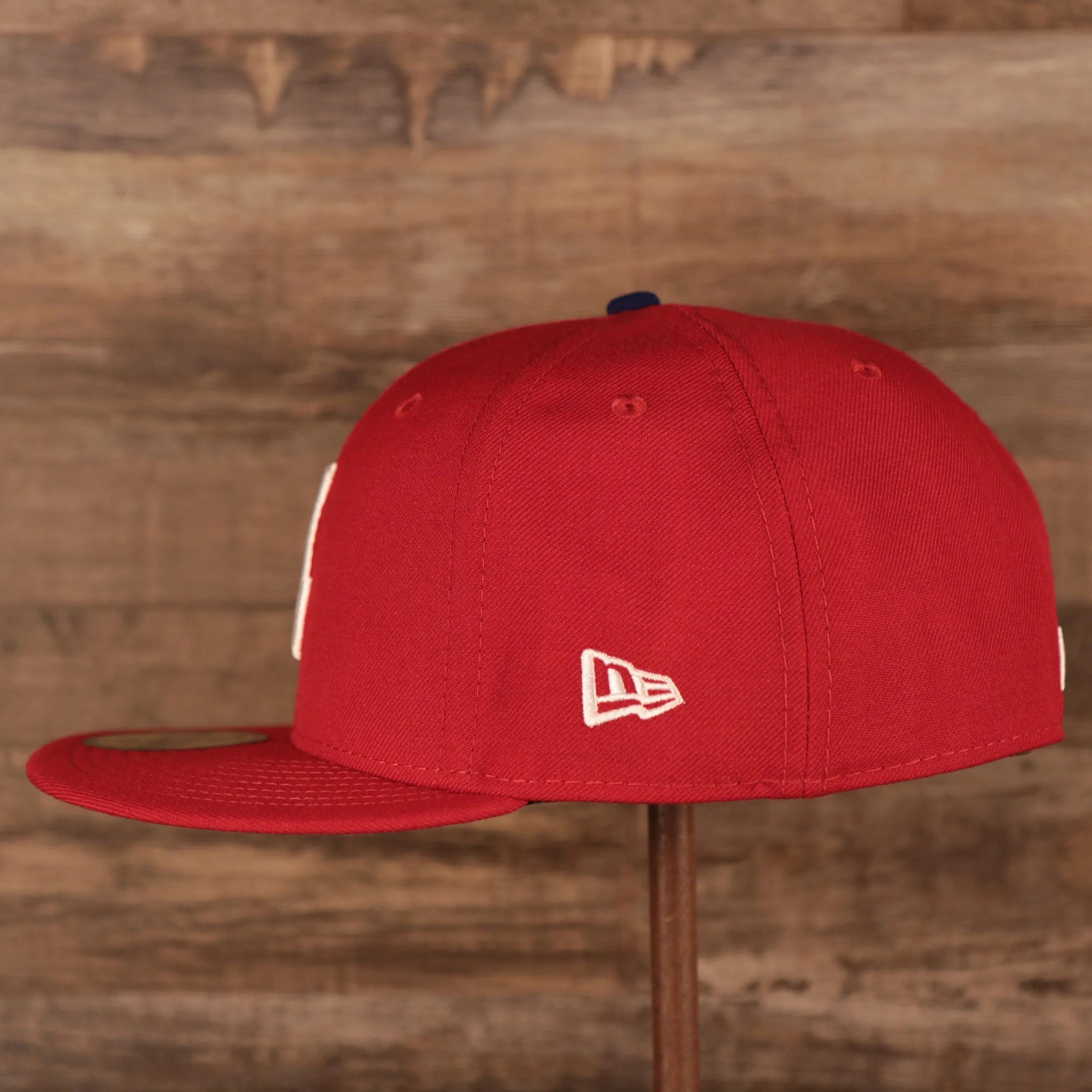 Philadelphia Phillies Upside Down Logo Gray Bottom 59Fifty Fitted Cap