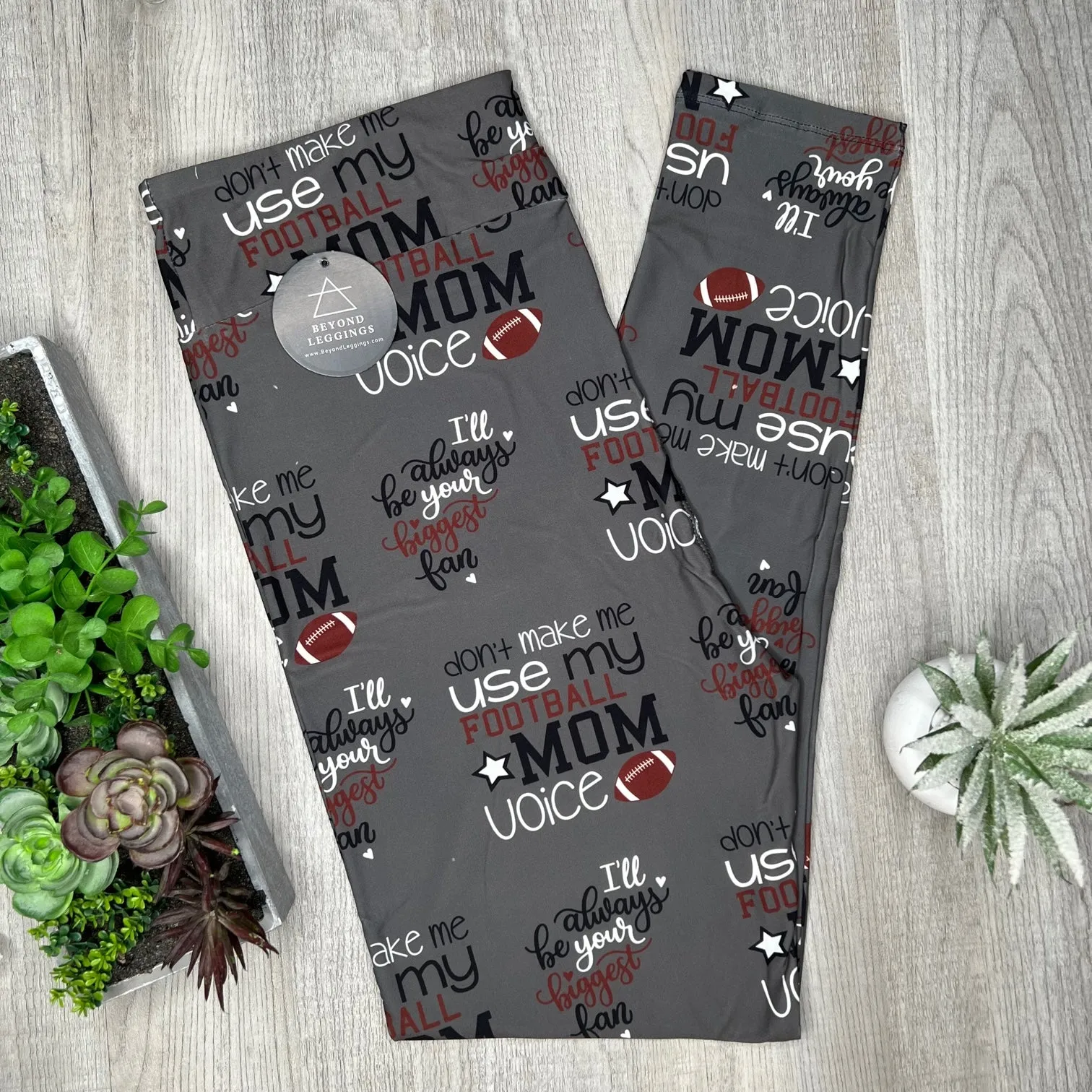 Proud Football Mom Soft Leggings