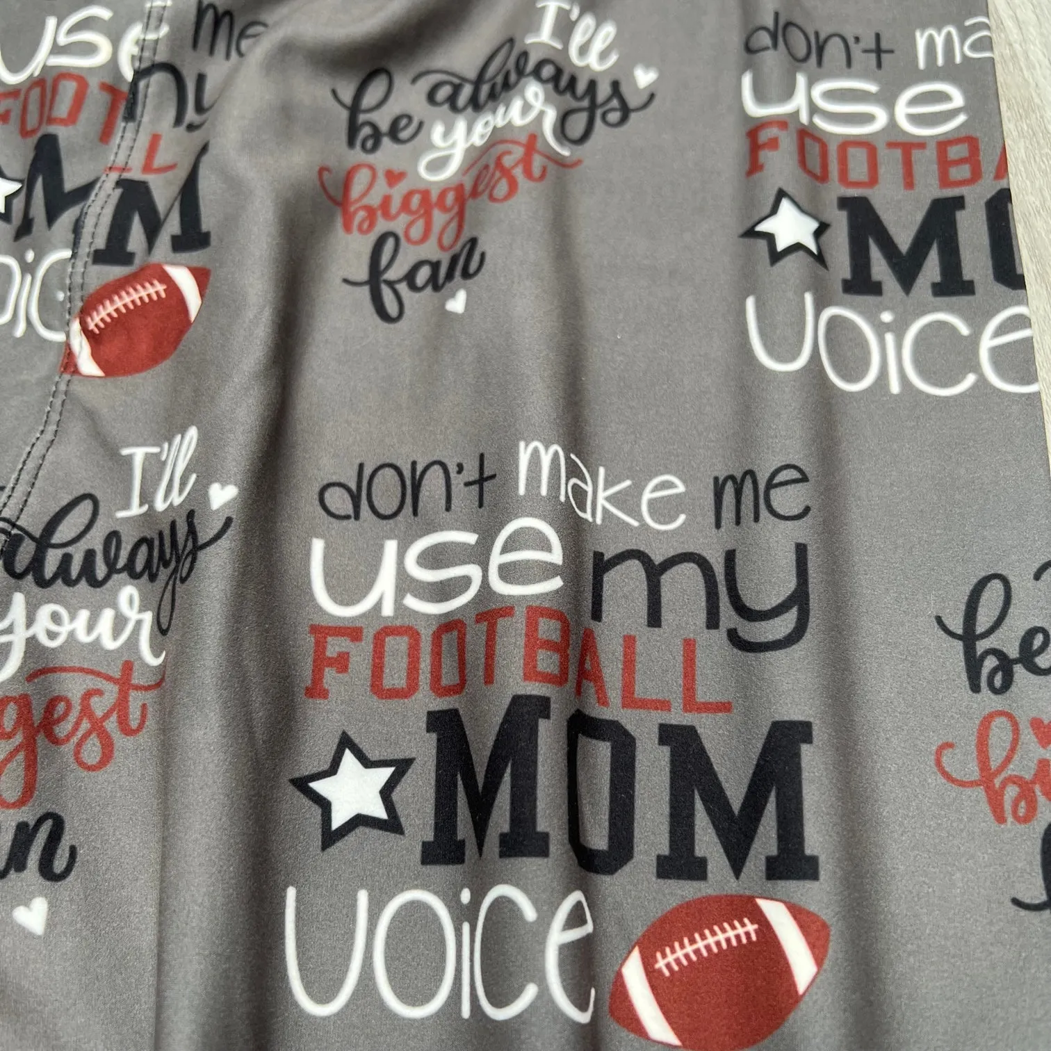 Proud Football Mom Soft Leggings