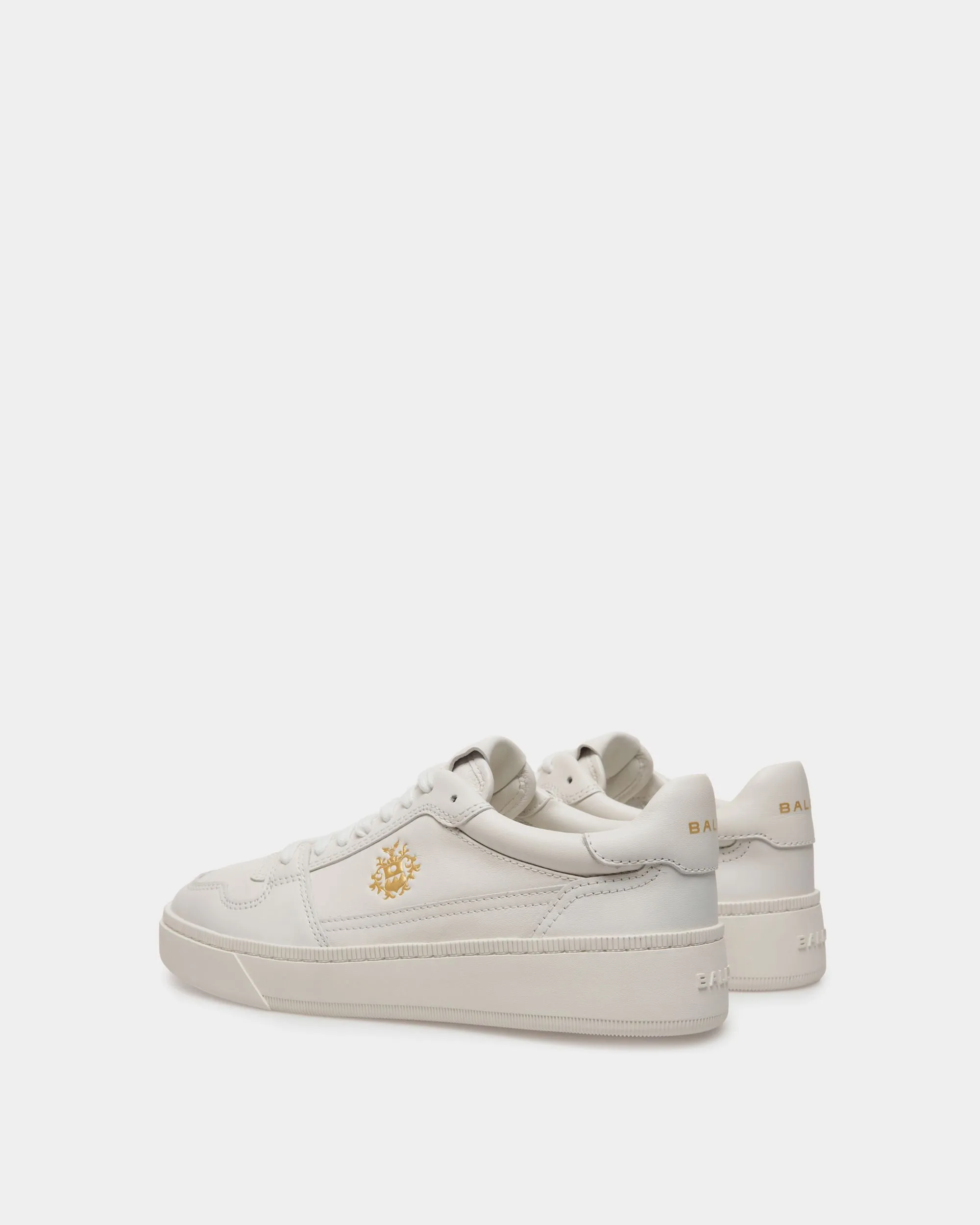 Raise Sneaker In White Leather 