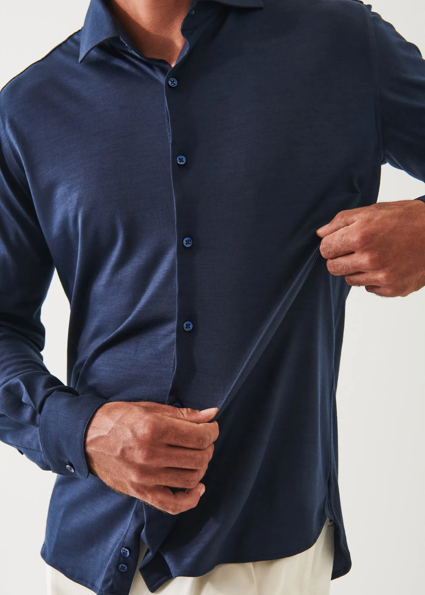 REDA ACTIVE WOOL KNIT SHIRT