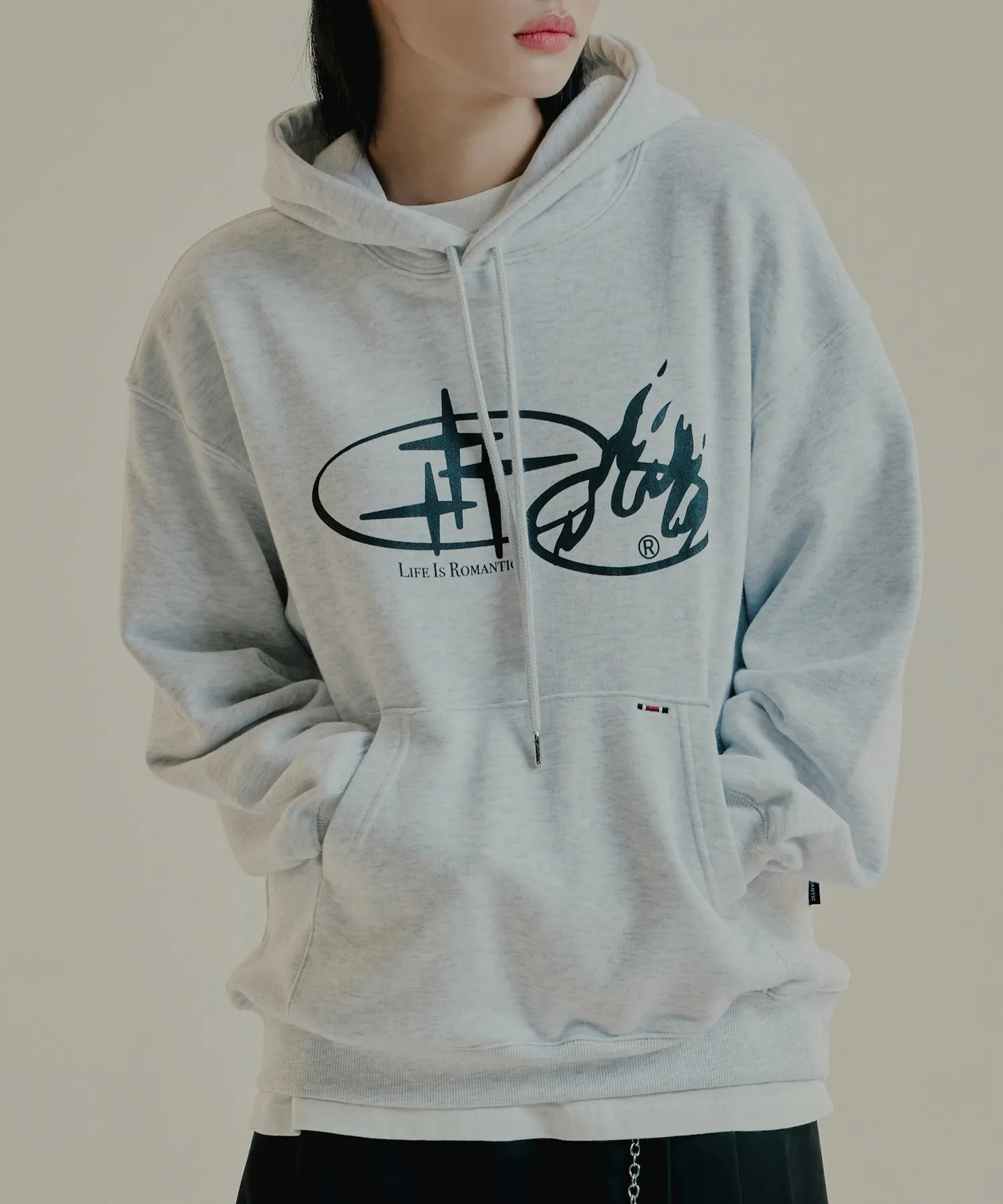 ROMANTIC CROWN  |[ROMANTIC CROWN]★ORIGINAL MIXED LOGO HOODIE