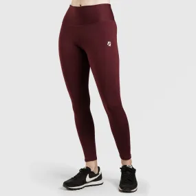 Run Leggings (Maroon)