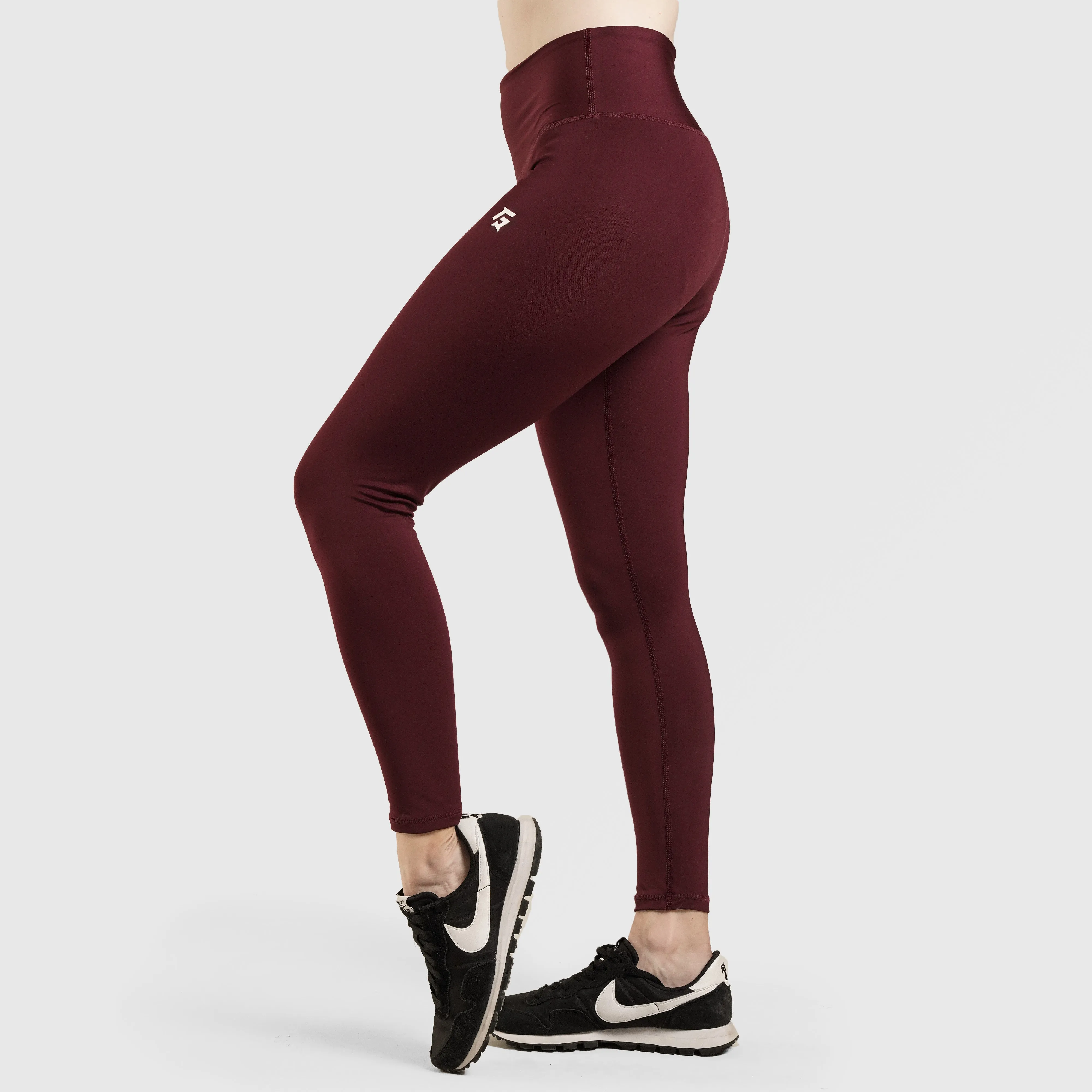 Run Leggings (Maroon)