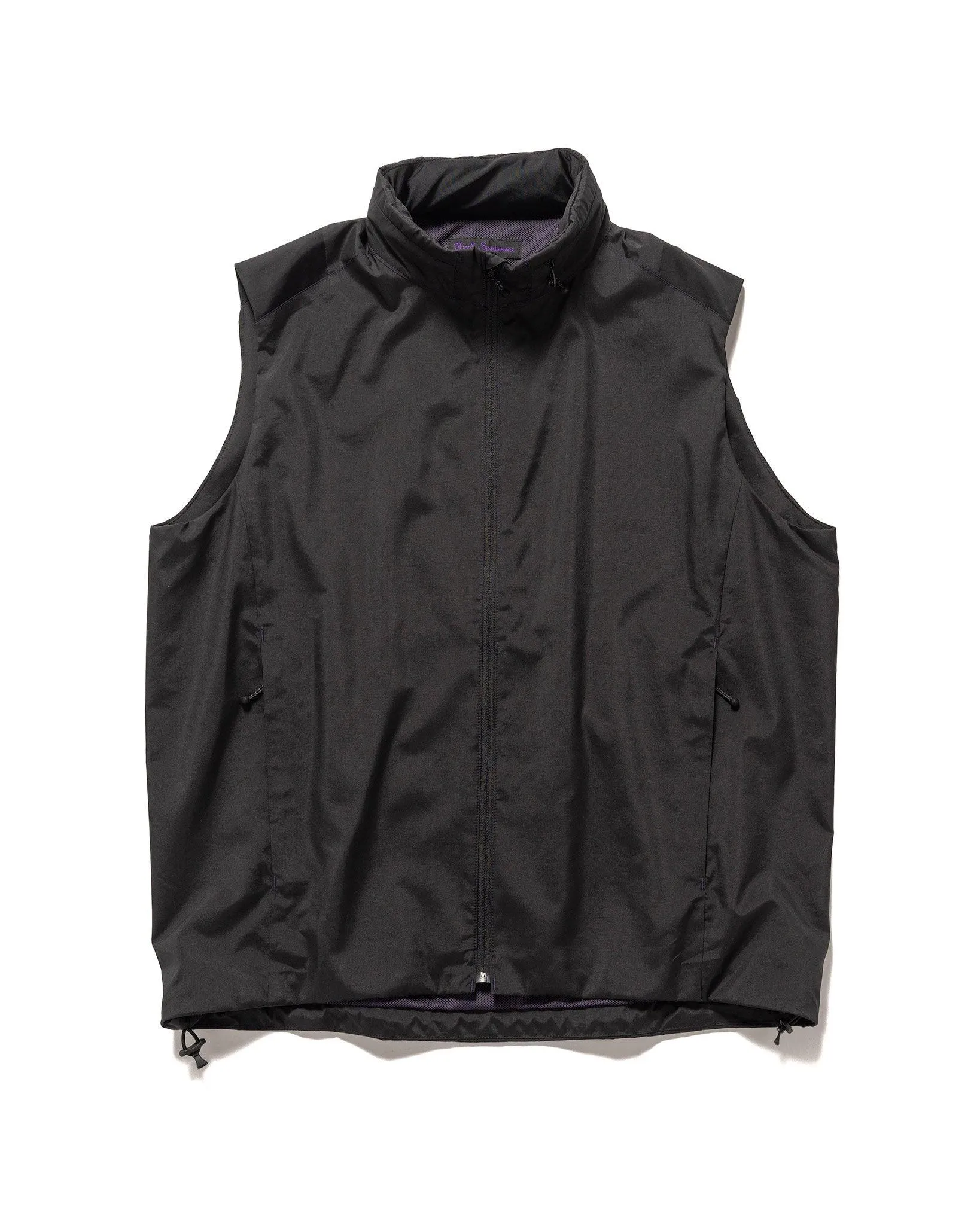 S.B. Vest - Poly Brushed Taffeta Black