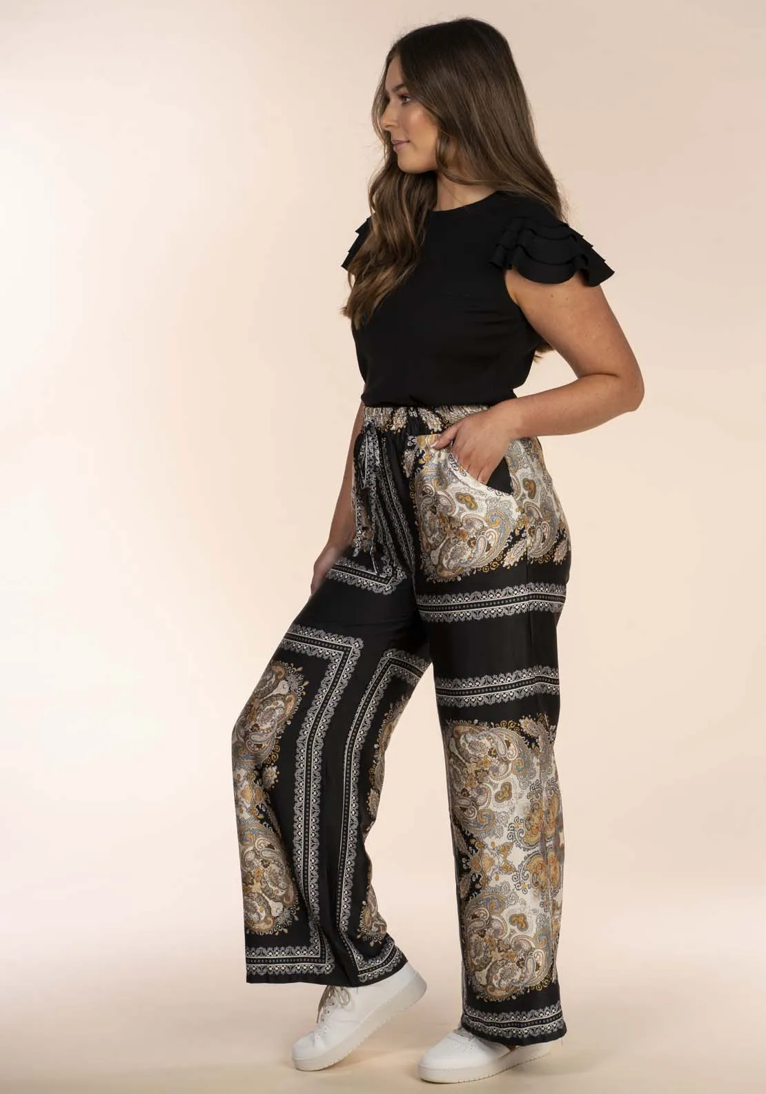 Scarf Print Pant