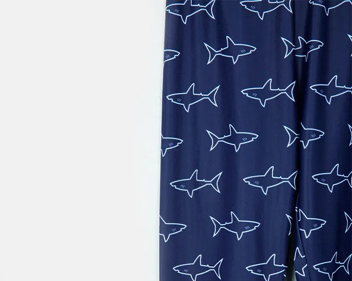 SHARK PRINT LEGGINGS