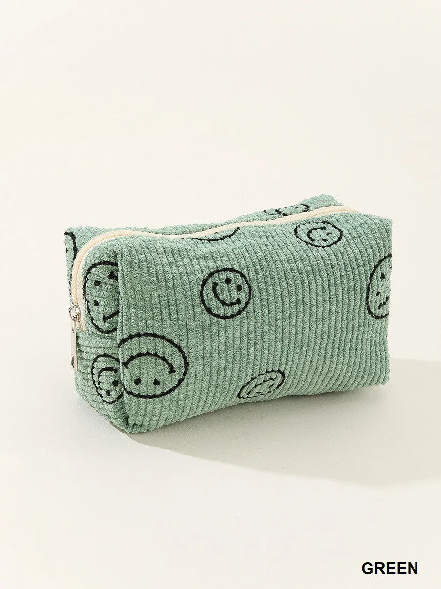 Smiley Face Makeup Pouch