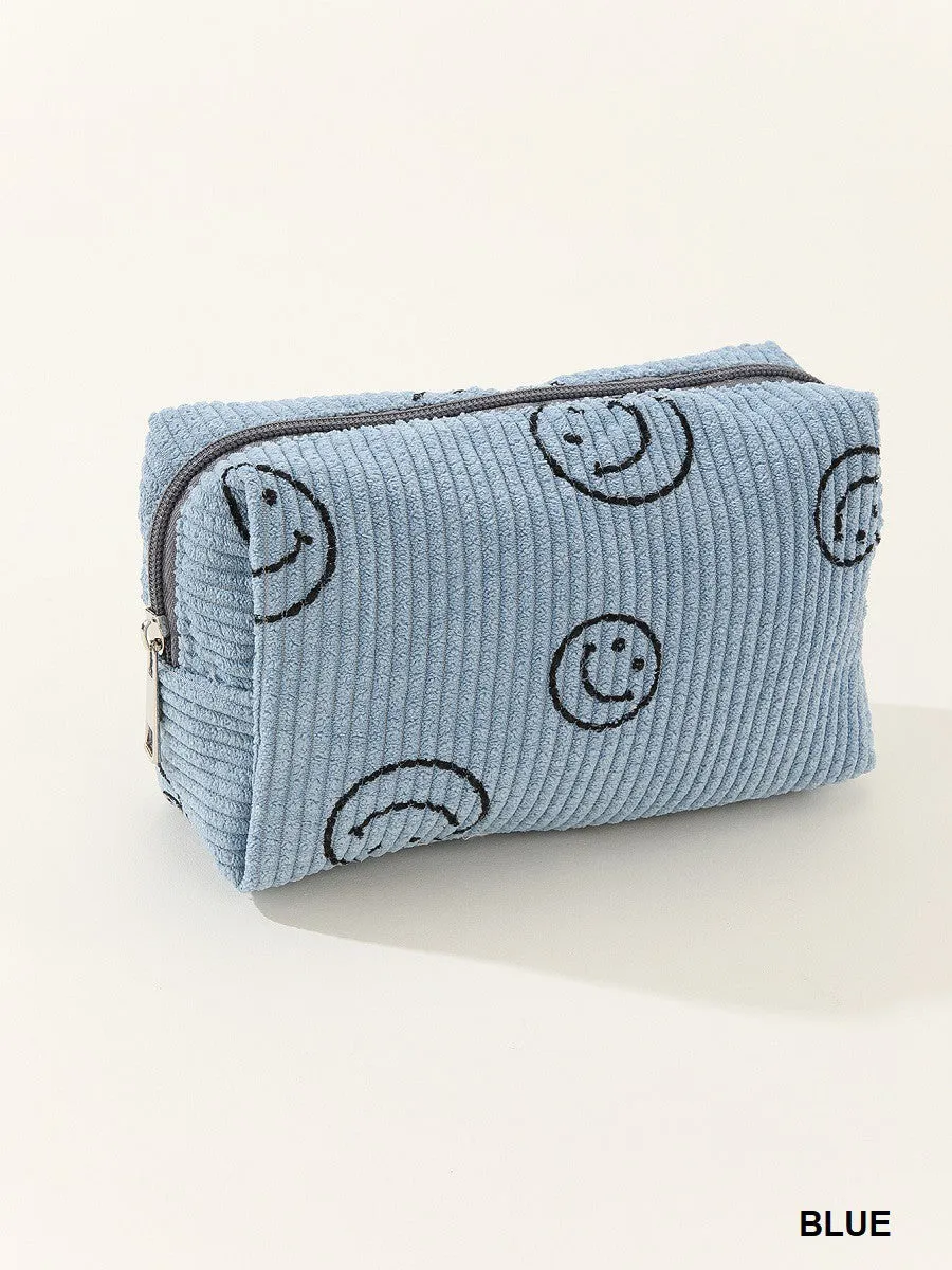 Smiley Face Makeup Pouch