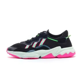 SNEAKER OZWEEGO Woman Black Shock lime Shock pink