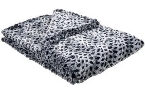 Snow Owl Luxury Faux Fur Throw