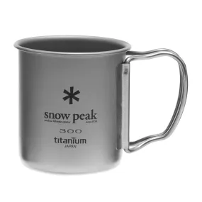 Snow Peak Titanium Single Wall Mug300ml