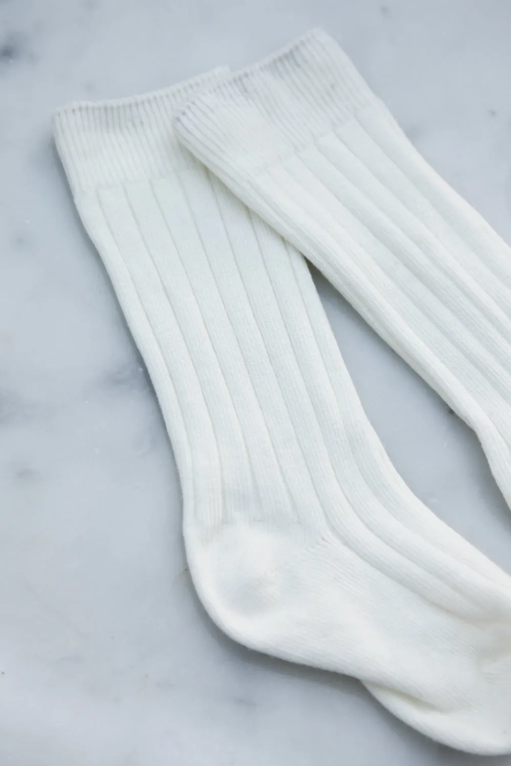 Soft Cream Baby Socks