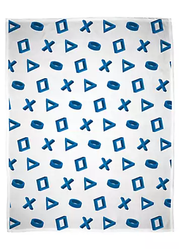 Sony PlayStation Level Fleece Blanket | Kaleidoscope