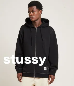 STUSSY  |Sweat Street Style Long Sleeves Logo Skater Style Hoodies