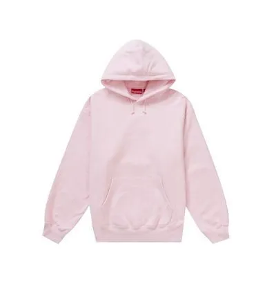 Supreme  |Unisex Street Style Plain Logo Skater Style Hoodies