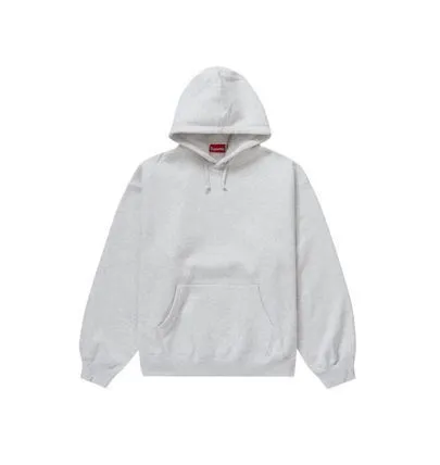 Supreme  |Unisex Street Style Plain Logo Skater Style Hoodies