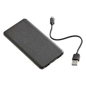 Talus 5000 mAh Fast Charge Power Bank - Black