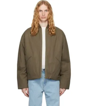 The Row Khaki Kongis Bomber Jacket