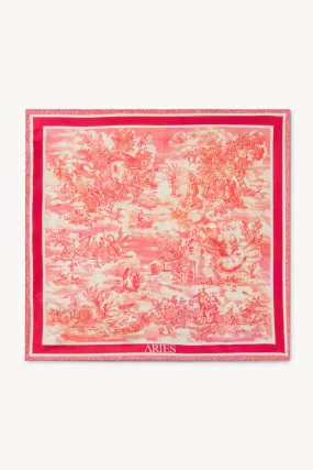 Toile De Jouy Silk Bandana