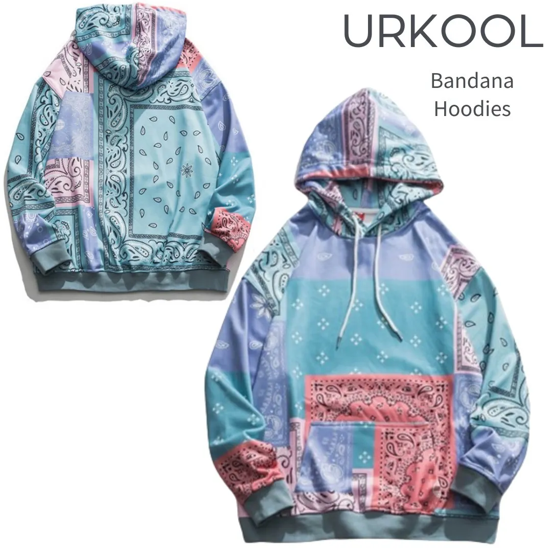 URKOOL  |Flower Patterns Unisex Street Style Long Sleeves Plain