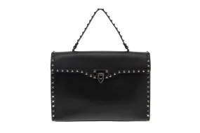 Valentino Large Rockstud Satchel Convertible