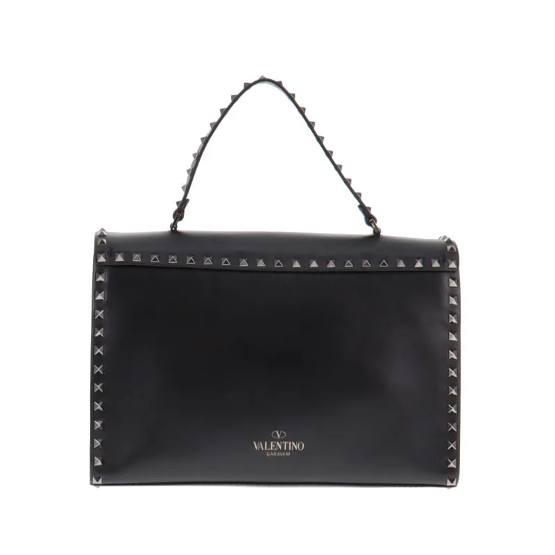 Valentino Large Rockstud Satchel Convertible