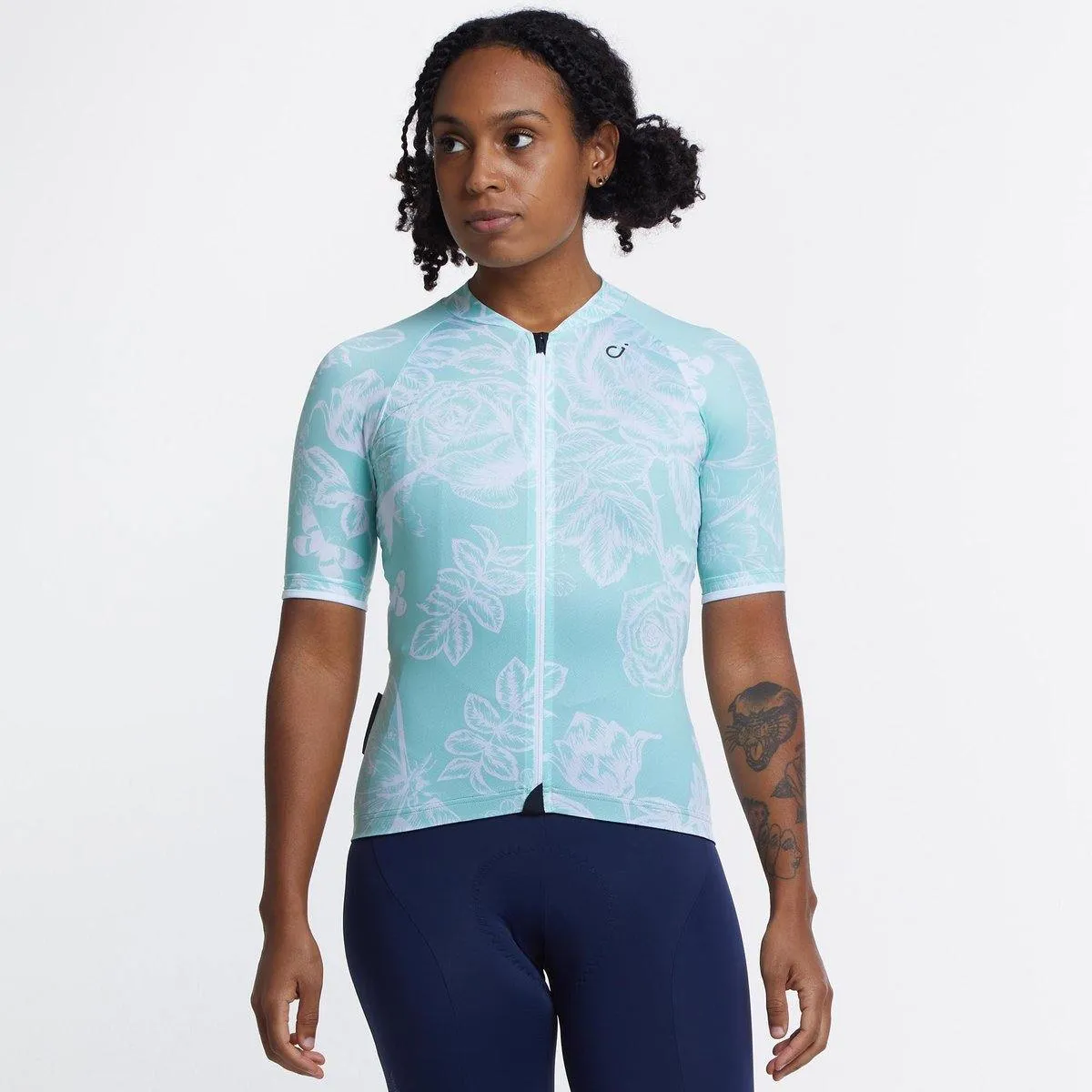 VELOCIO WOMENS LUNA FLORAL SE JERSEY MINT