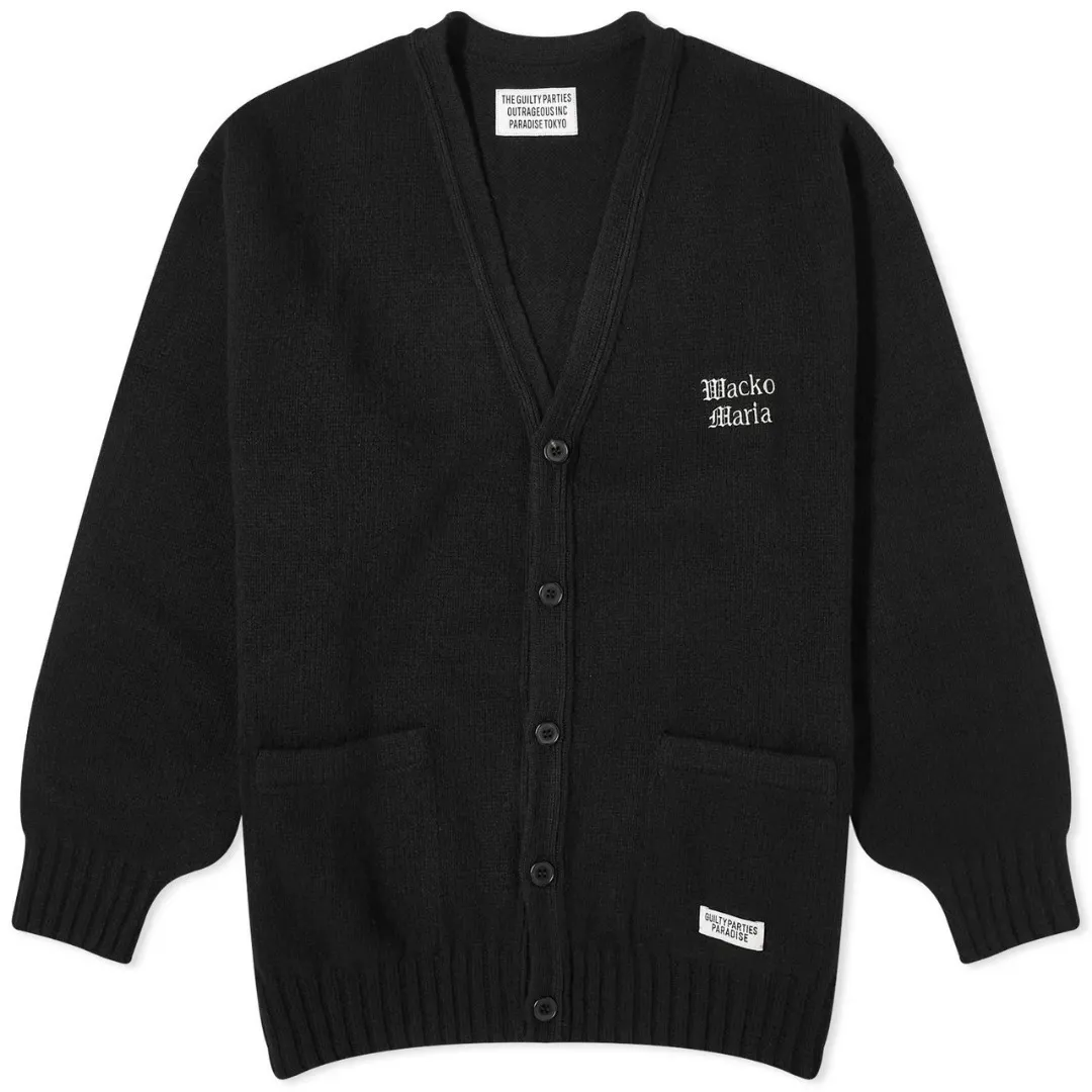 WACKO MARIA  |Button-down Unisex Street Style Plain Logo Cardigans