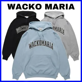 WACKO MARIA  |Street Style Long Sleeves Plain Cotton Oversized Logo