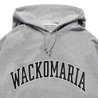 WACKO MARIA  |Street Style Long Sleeves Plain Cotton Oversized Logo