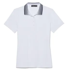 Womens Pleated Collar Polo Snow - SS23