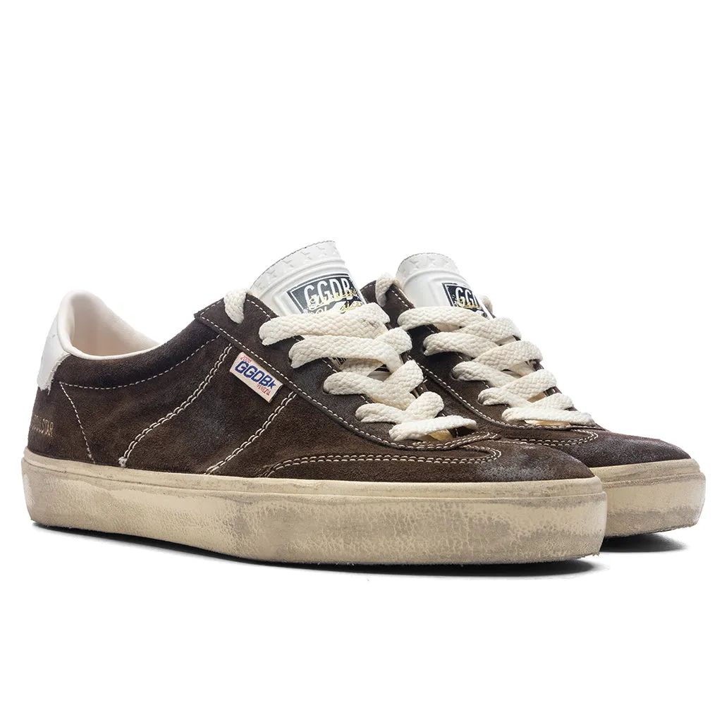 Women's Soul Star Suede Sneaker - Dark Brown/Milk