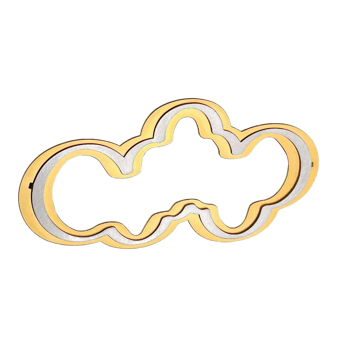 X2 Mist Brooch - Raw/Gold  - inSync design