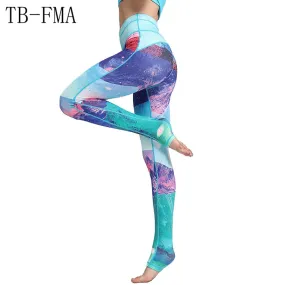 Yoga Leggings Sports Pants Yoga Women sports clothing trousers Fitness yoga Compression Sport Tights Yoga Sportswear gym clothes